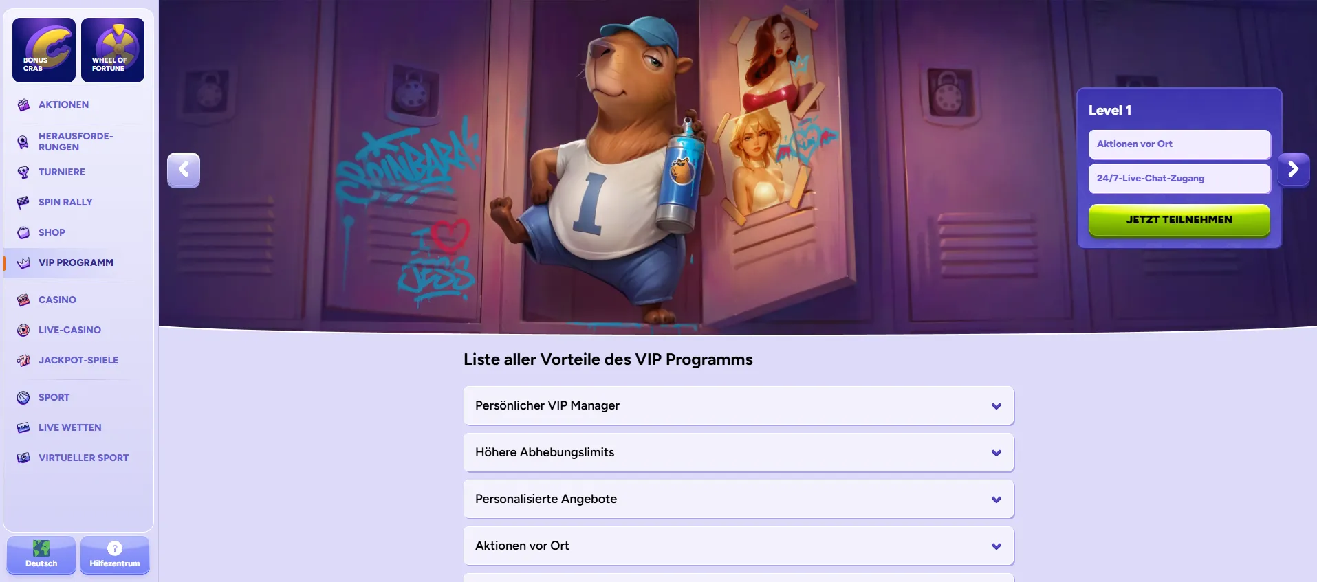 Prämien und Aktionen bei SpinBara Casino Prämien und Aktionen bei SpinBara Casino